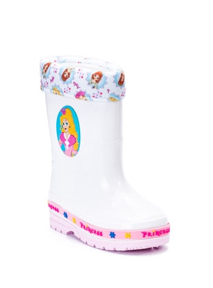 En7 White Kids Booties