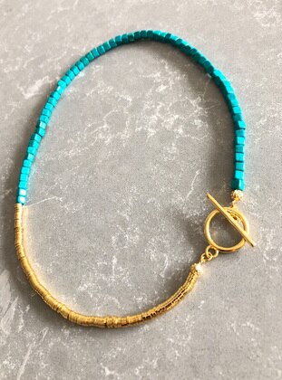 Lamka Blue Necklace