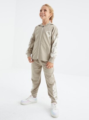 Tommy Life Beige Girls` Suit