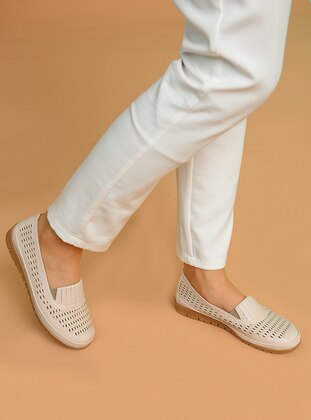 Casual - Cream - Casual Shoes - Liman Ayakkabı