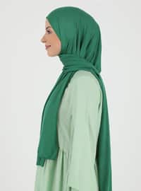 Combed Cotton Shawl Green