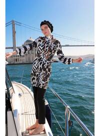 Modern Leopard Print Design Swimsuit