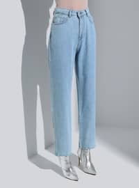 Icy Blue - Denim Trousers