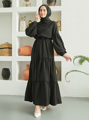 Neways Black Modest Dress