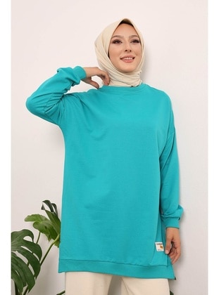 İmaj Butik Turquoise Sweat-shirt