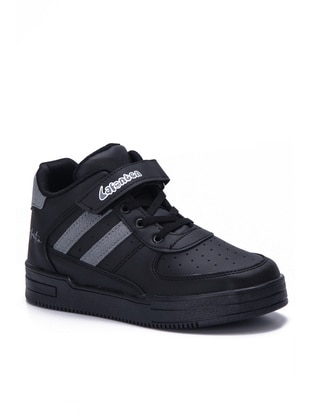 En7 Black Kids Trainers