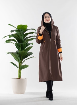 Sevit-Li Orange Trench Coat