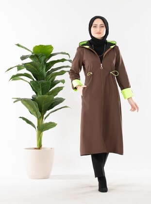 Sevit-Li Green Trench Coat