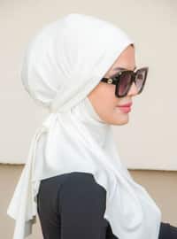 Instant Hijab Off White Instant Scarf