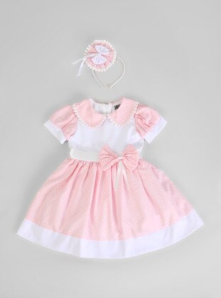 HC Kidswear Pink Girls` Dress