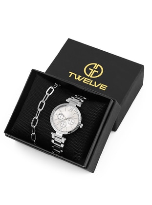 Twelve Silver tone Watches