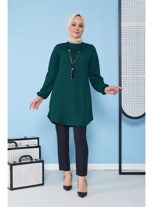 Necklace Tunic 3103 Emerald Green