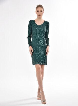 Asee`s Green Evening Dresses