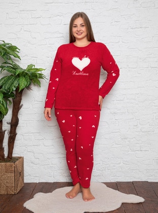 Tampap Red Plus Size Pyjamas