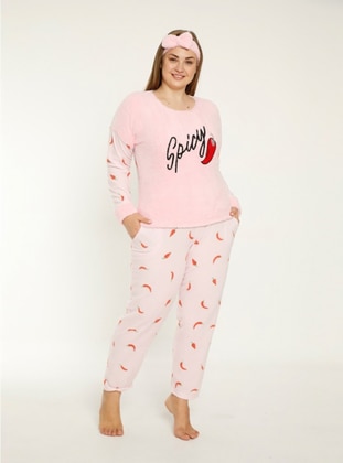 Tampap Pink Plus Size Pyjamas