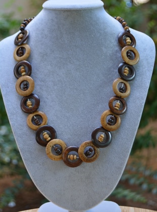 Stoneage Brown Necklace