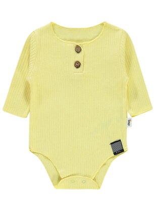 Civil Yellow Baby Bodysuits