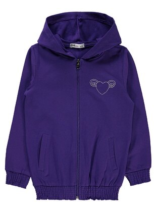 Civil Purple Girls` Cardigan/Vest