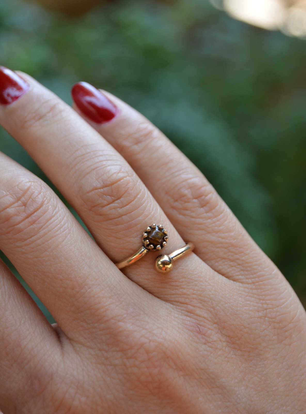 Bague Marron