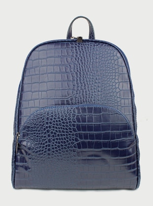 Navy Blue - Backpack - Backpacks - Housebags