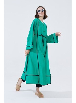 Fahhar Green Kimono