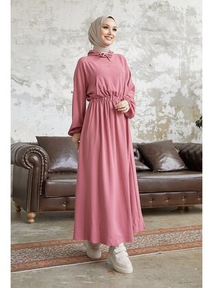 InStyle Dusty Rose Modest Dress