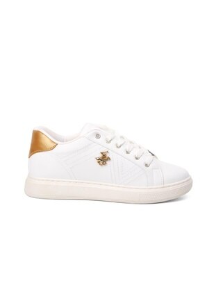 Beverly Hills Polo Club White Sports Shoes