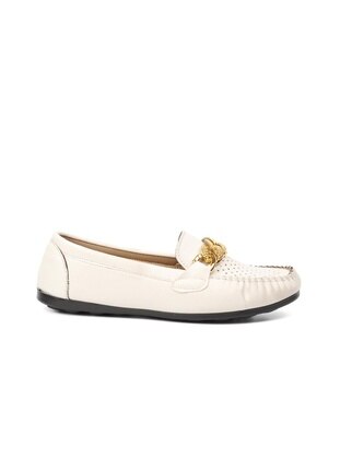 Enesege White Casual Shoes