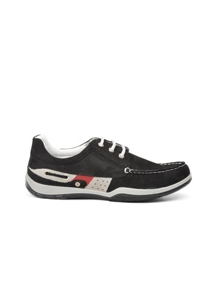 Scooter Black Casual Shoes