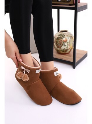 Wordex Tan Home Shoes