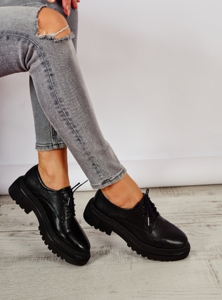 Shoestime Black Casual Shoes