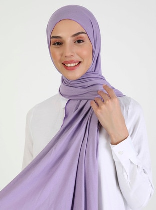 Lilac Combed Cotton Shawl