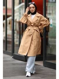  Neutral Trench Coat