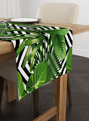 YSA Home Green Dinner Table Textiles