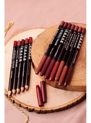 Set Of 12 Colored Lip Liners
