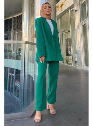 Meqlife Green Suit