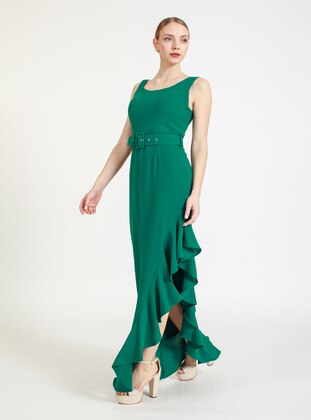 ESCOLL Green Evening Dresses