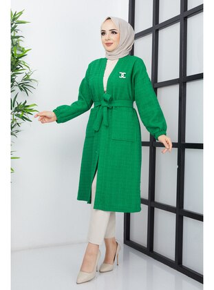 İmaj Butik Green Topcoat