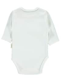  Ecru Baby Bodysuits