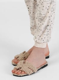  Beige Home Shoes