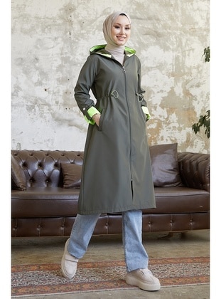 InStyle Khaki Trench Coat