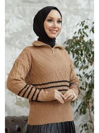  Camel Knit Sweaters