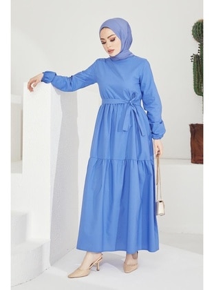 Benguen Blue Modest Dress