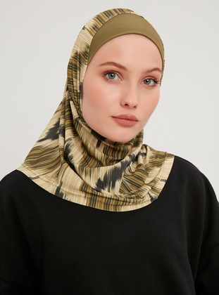 حجابات جاهزة أخضر ŞALESS