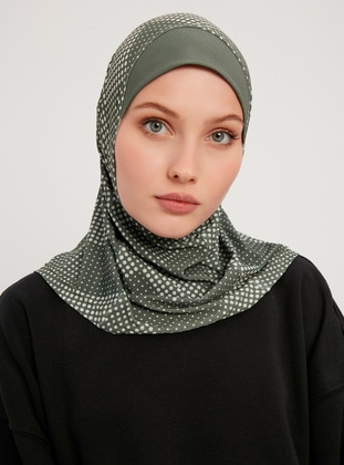 ŞALESS Green Instant Scarf