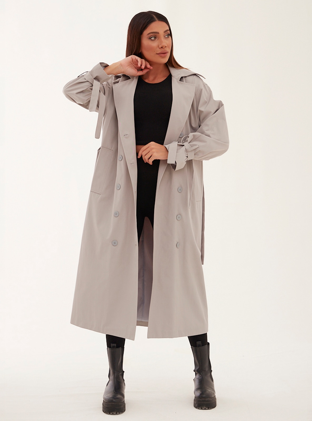 Gray Trench Coat