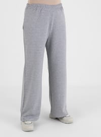 Gray - Plus Size Pants