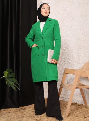 Lined Coat Green