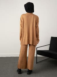 Biscuit - Unlined - Crew neck - Knit Suits