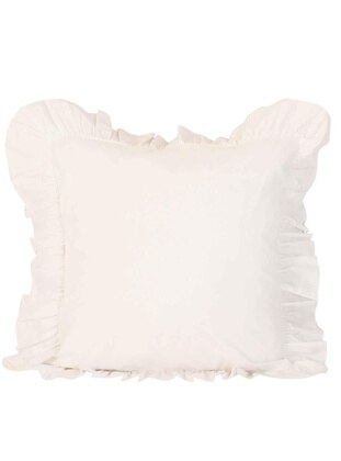 White - Pillow Case - Ayşe Türban Tasarım